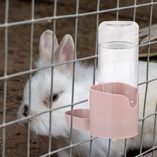 Miniatura 9 de balacoo Dispensador automático de agua para perros para gatos y mascotas, elegante botella de agua colgante fácil de limpiar e inspeccionar, diseño