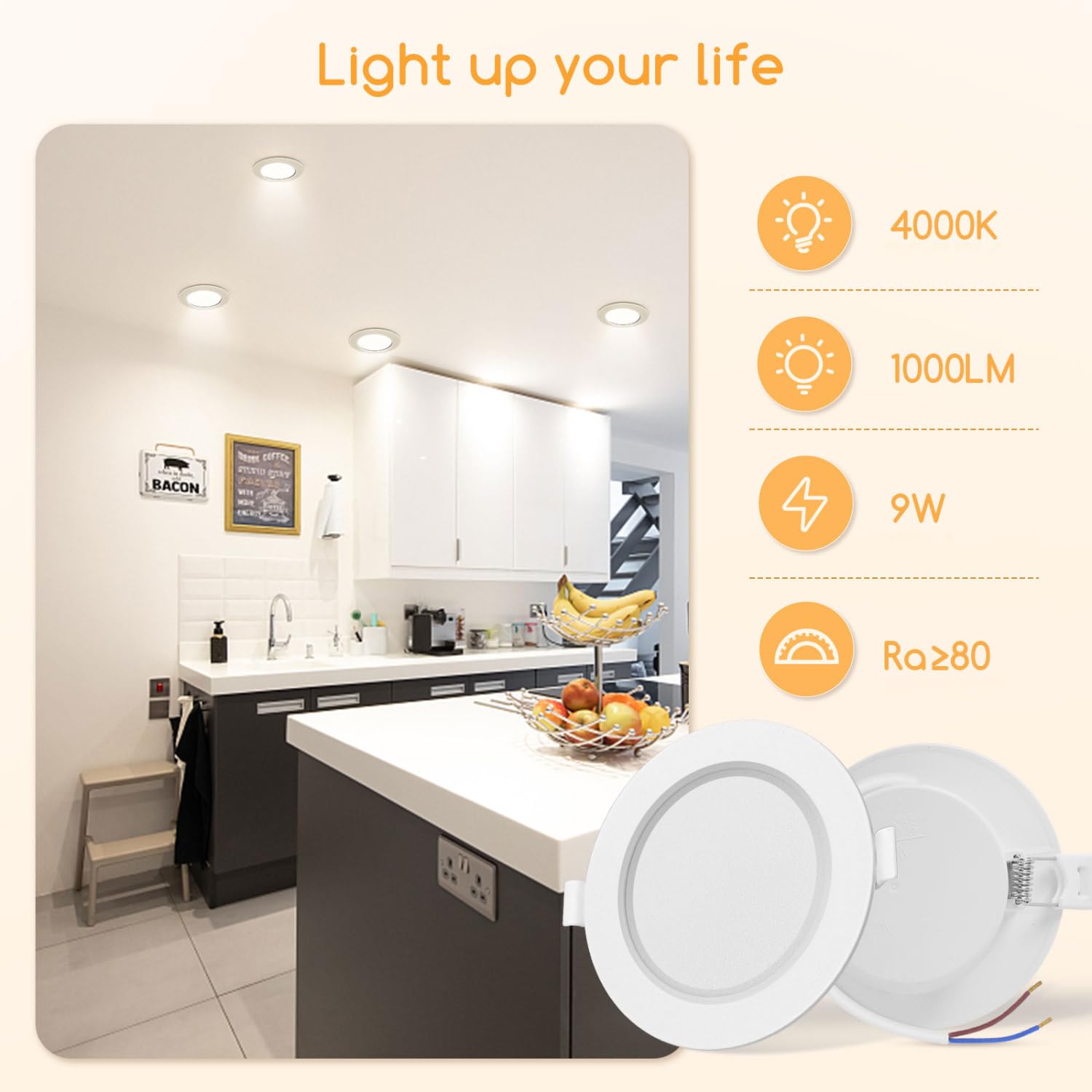 Led inbouwspot Dali driver gestuurd 5 watt 510 lumen wit 2700k