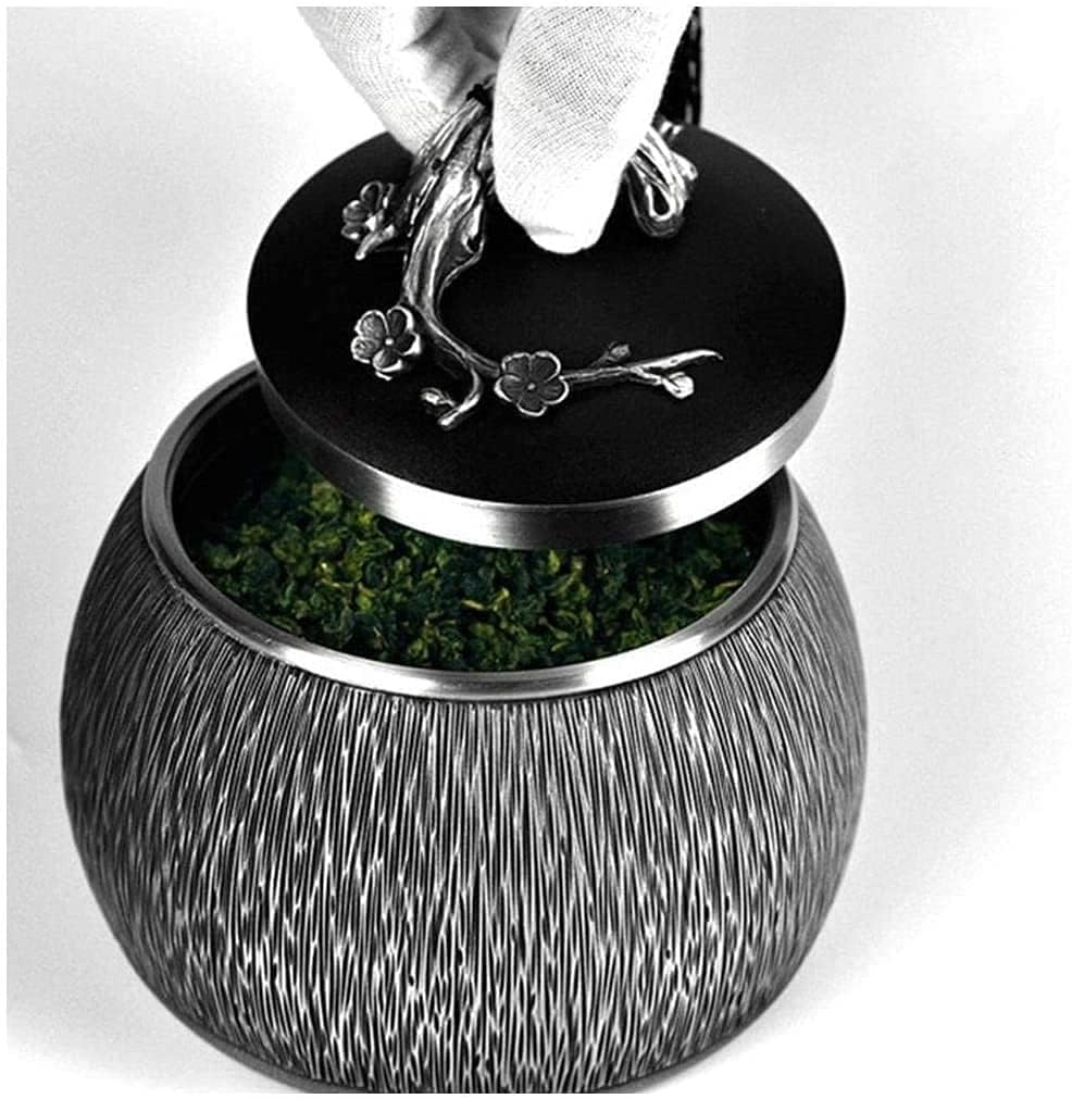 Tea Storage Container Plum Blossom Box Storage Portable Home Decoration Moisture-Proof Seal