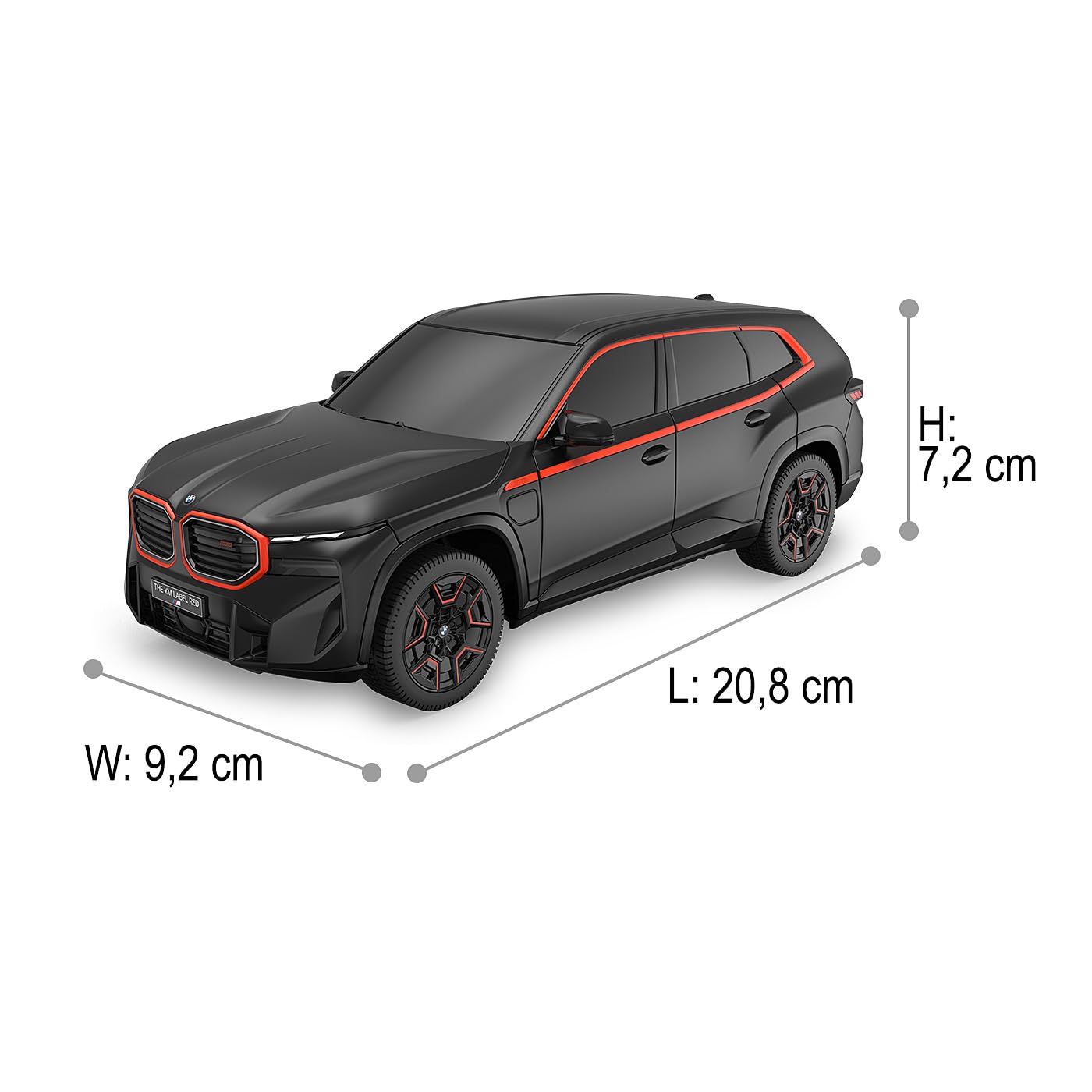 JAMARA 402222 BMW XM 1:24 2,4 GHz – zdalnie sterowany samochód, samochód RC, zabawka dla dzieci z pilotem zdalnego sterowania, model samochodu, prezent dla dzieci, samochód sportowy, wierne