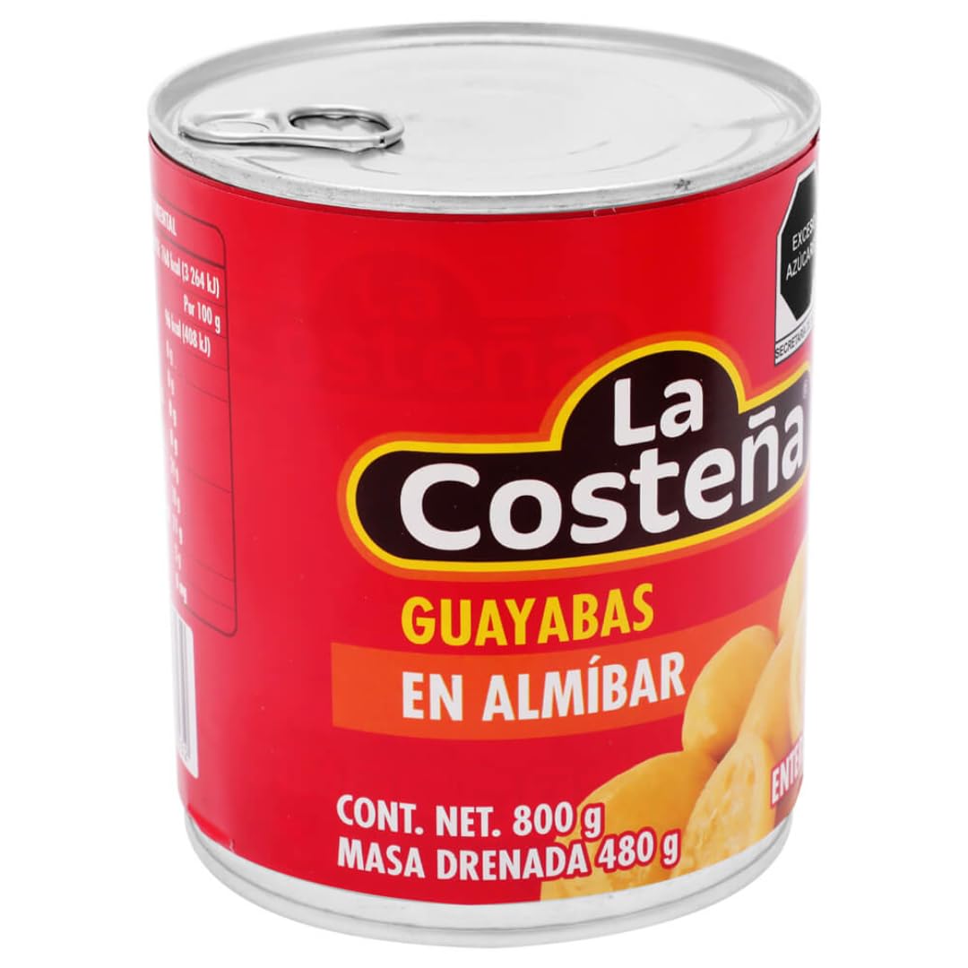 La Costeña Guayabas Enteras en Almíbar 800gr