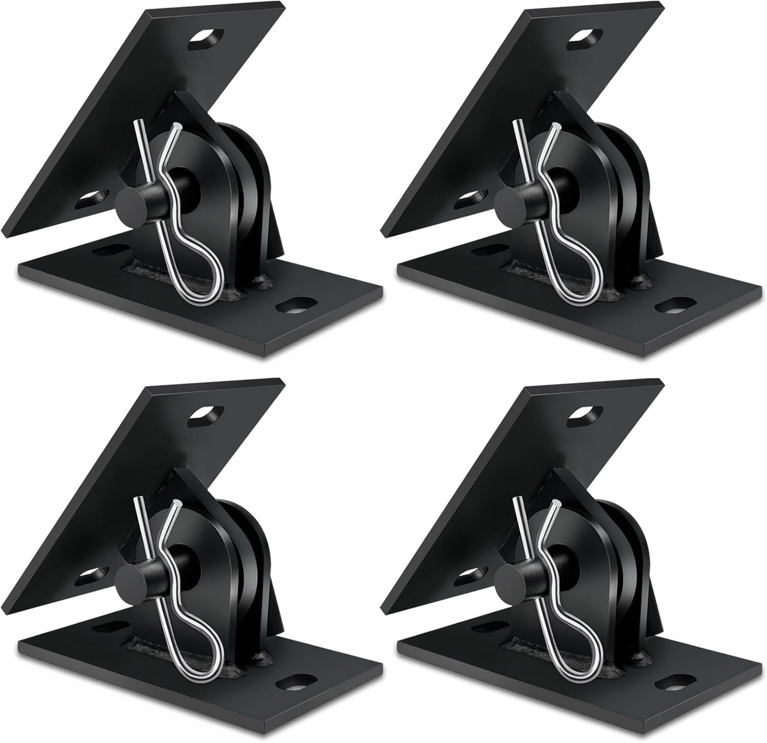 Stationary Dock Connector Hinge Kit, Hot Dip Galvanized Floating Dock Brackets Hardware T Connectors, Heavy Duty Dock Hardware Brackets Dock Accessorie