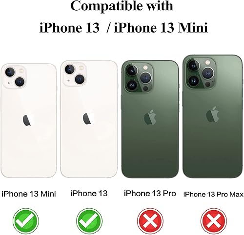 Miniatura 2 de Paquete de 2 Protector de lente de cámara para iPhone 13iPhone 13 Mini, vidrio templado de aleación de aluminio, protector de pantalla de cámara