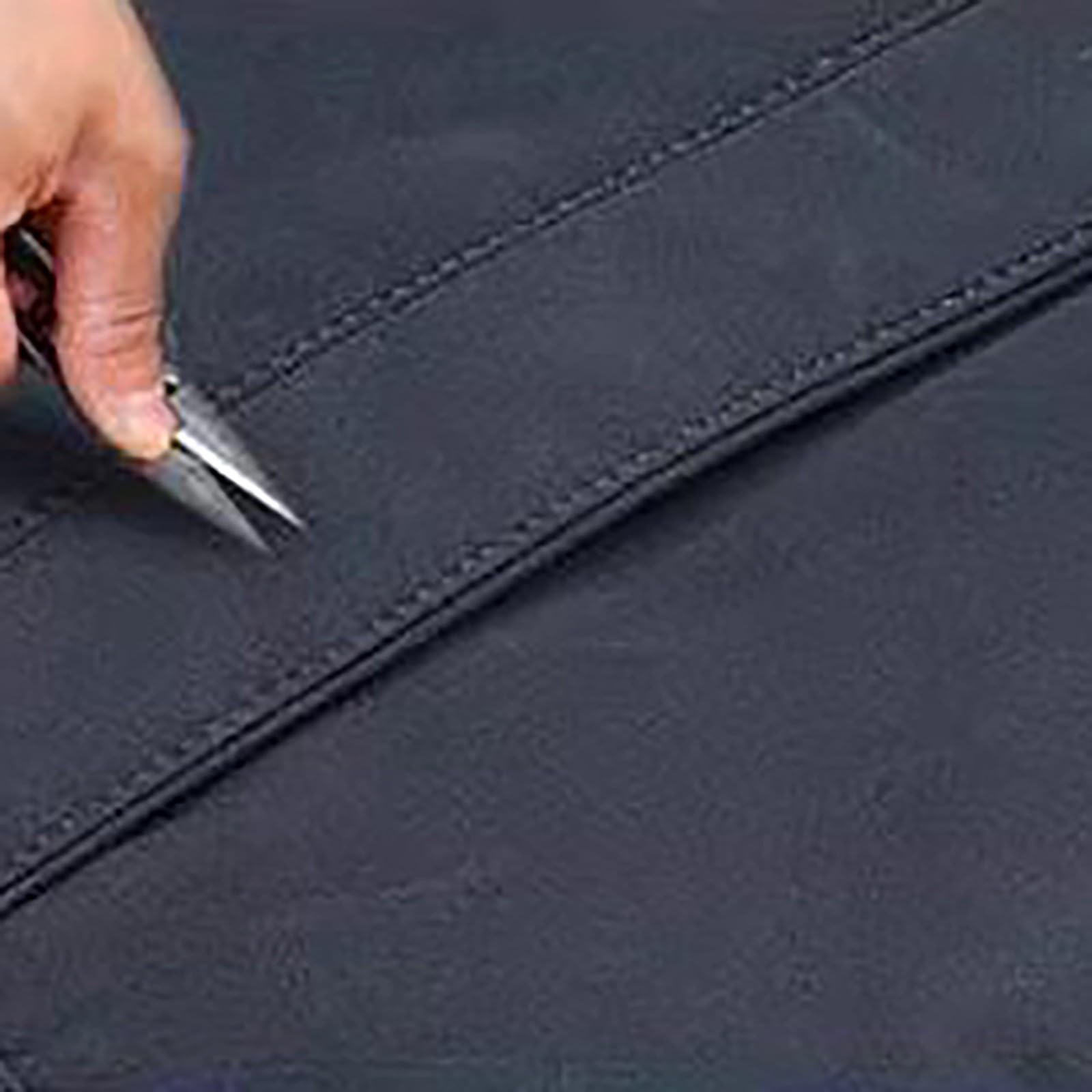 Pantalones térmicos con forro polar para hombre, de pana, con cintura elástica, pantalones de invierno para hombre (gris, M)