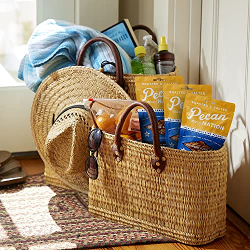 Pecan Nation Salted Pecan Halves 4 Oz., Natural, No Preservatives, Antioxidant-Rich, Low Carb, Dry Roasted, Healthy Nut Snack For Adults And Kids #TOP5