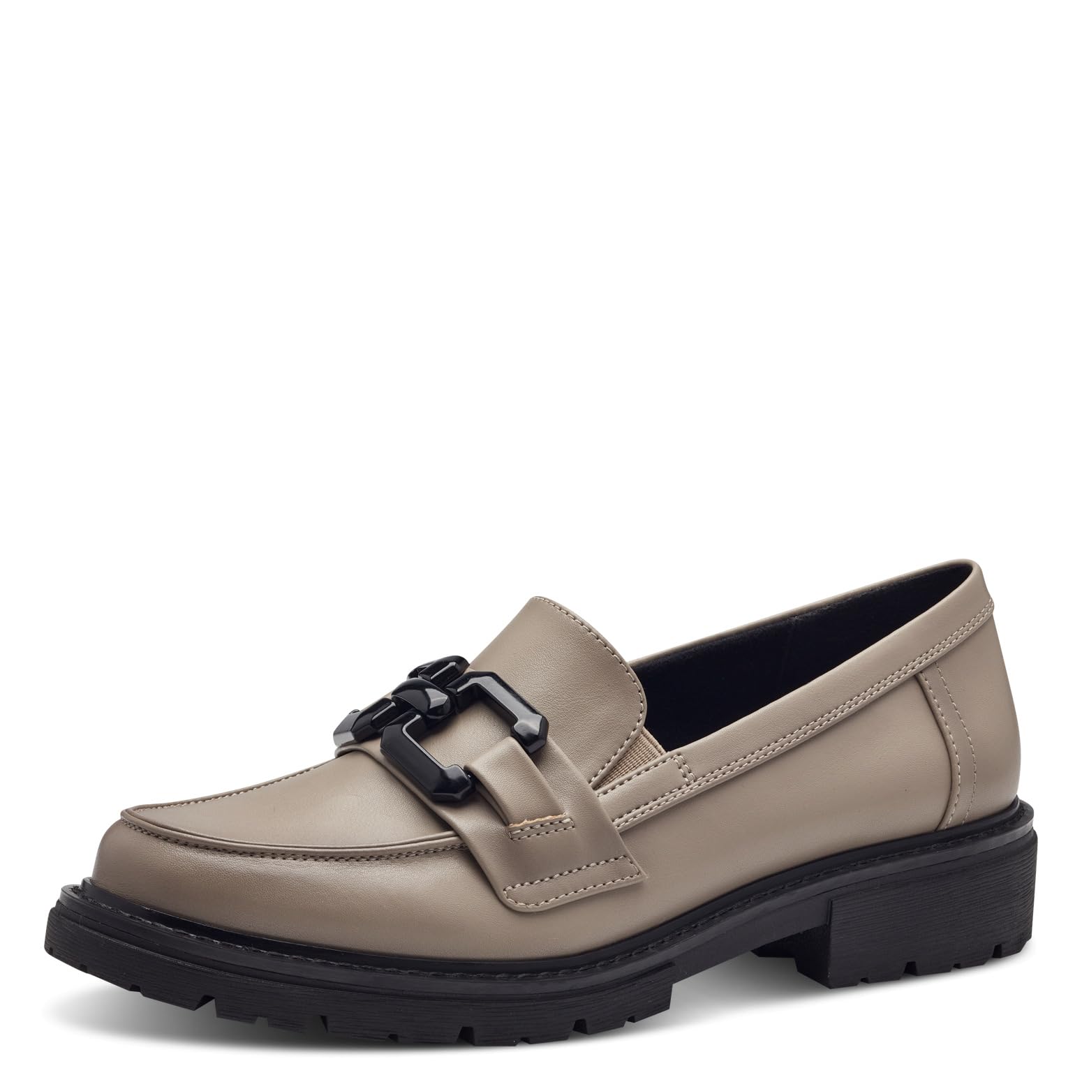 Jana Women’s Loafers Flat Elegant Vegan, Stone Nappa, 6,5 UK