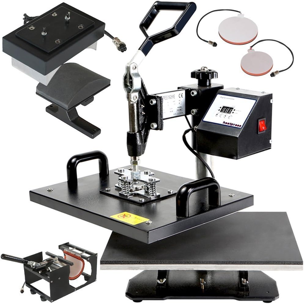 Professional 5 in 1 Multifunction Sublimation Heat Press Machine - Model Pro-5500x
