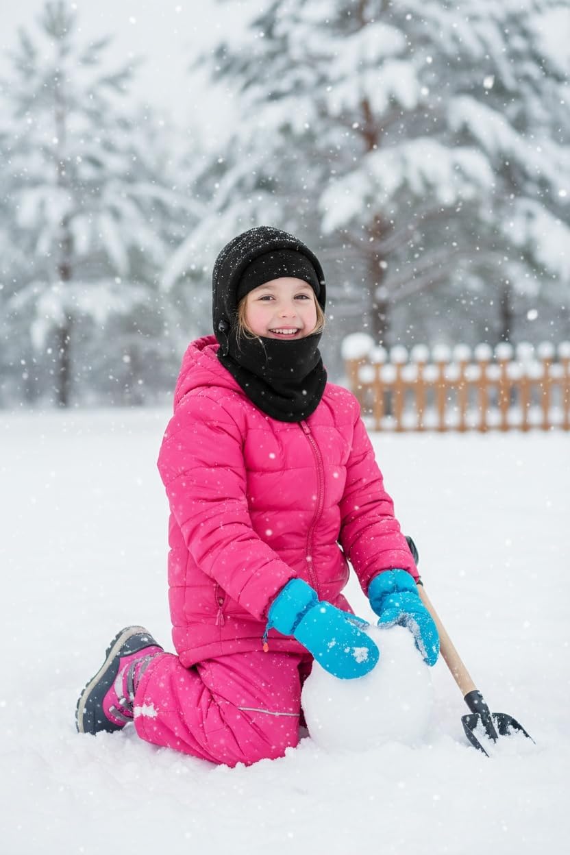 Kids Warm Balaclava Ski Mask - Cold Weather Windproof Tactical Face Mask for CBoys Girls - Image 7