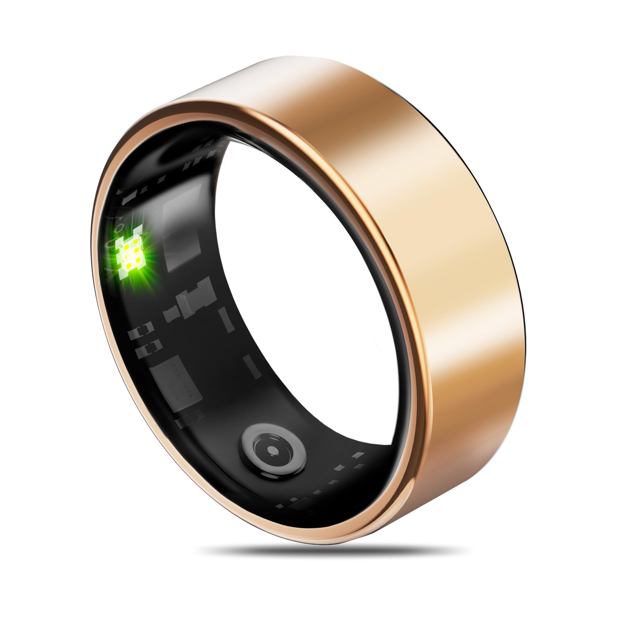 Smart Health Ring Fitness Tracker for Men Women, Sleep, Stress &amp; Activity Monitoring, IP68 Waterproof, Long Lasting Battery, No Subscription Fees, Compatible with iOS &amp; Android, Coral 11