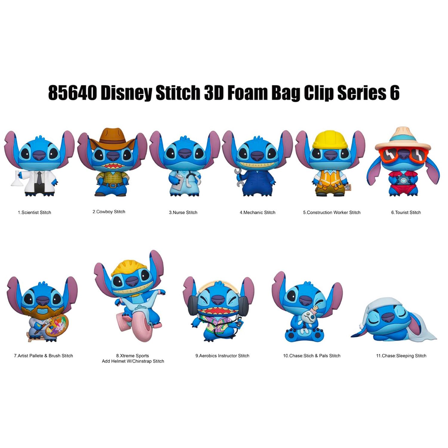 Amazon.com: Stitch Blind Bag Bundle - 3-Pack Collectible Figures w