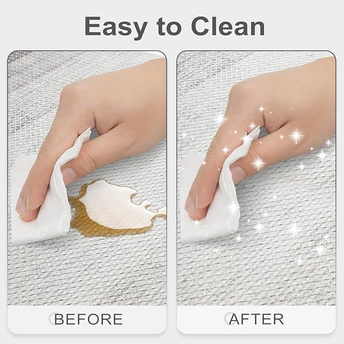 Image of Roslen Kitchen Mats for Floor 2 Pcs, Waterproof Memory Foam Standing Desk Floor Mat, Comfort Runner Rug Floor Carpets for Kitchen Sink Laundry Bedroom and Office (118 * 38 cm, 58 * 38 cm)