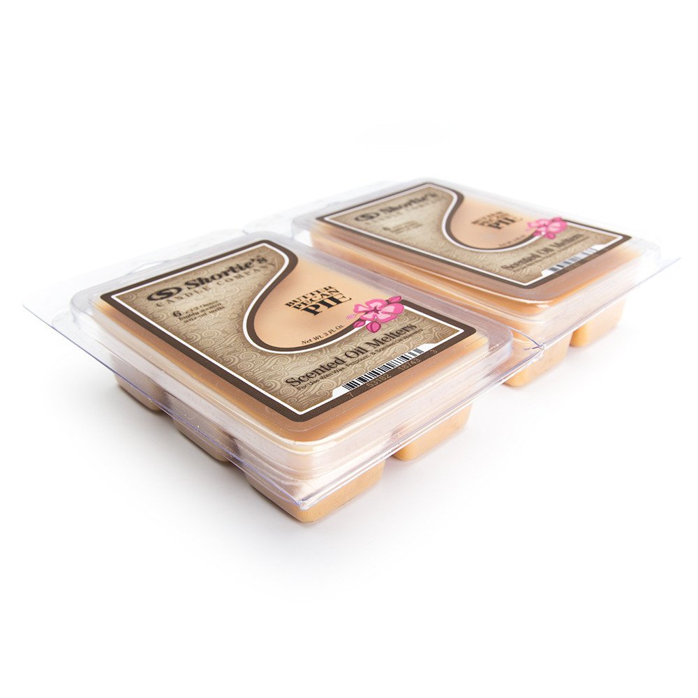 Butter Pecan Pie Wax Melts Multi Pack - Formula 117-2 Highly Scented 3 Oz. Bars (6 Oz. Total) - Made with Natural Oils - Bakery & Food Air Freshener Cubes Collection