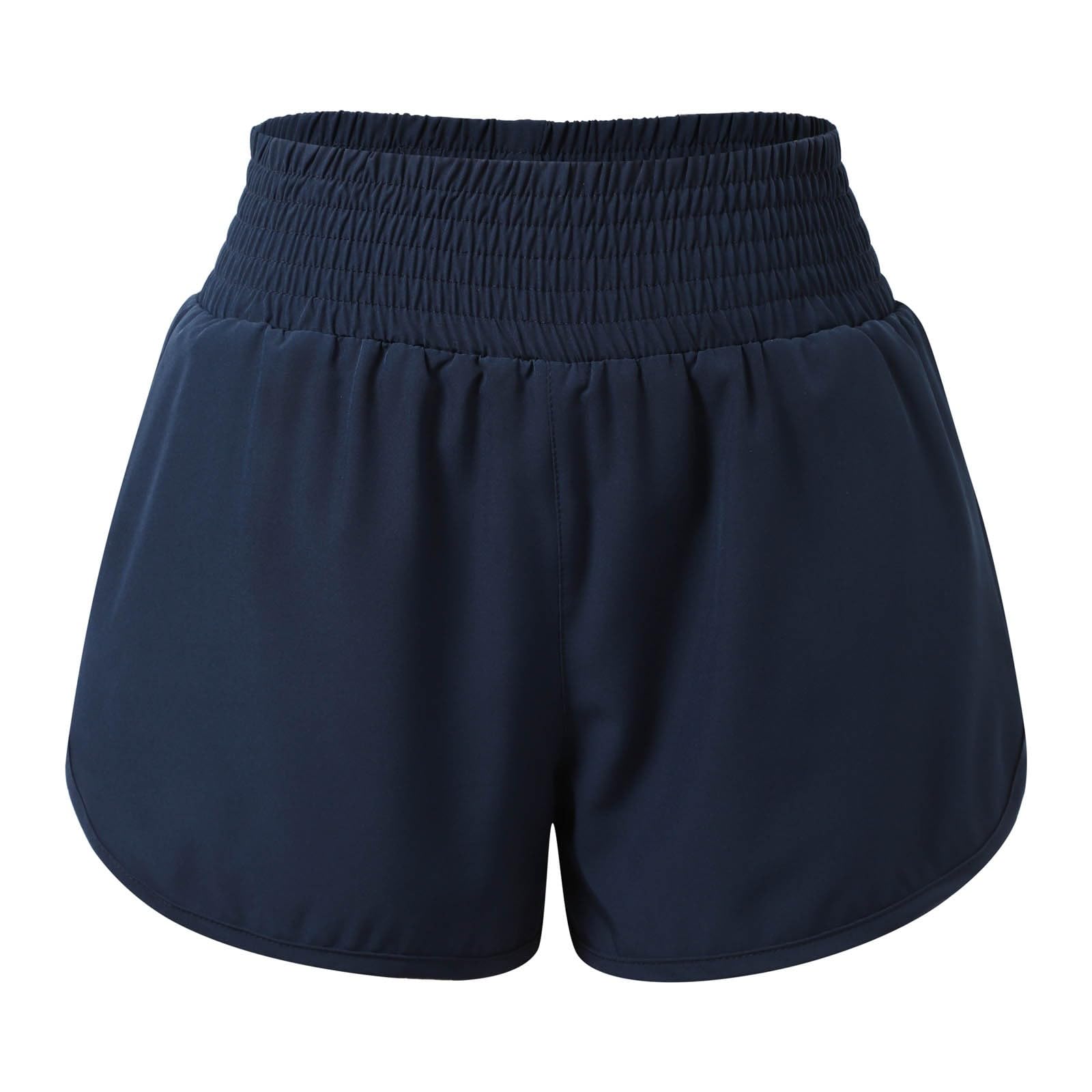 WWricotta Pantalones Cortos Yoga Cintura Alta con Forro, Transpirables Secado rápido para Gimnasio y Uso General, Mujer, Tejido elástico, cómodos funcionales, Bolsillo