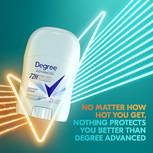 Degree Shower Clean Dry Protection Desodorante en Barra 0.5 oz Pack x2 miniatura 6