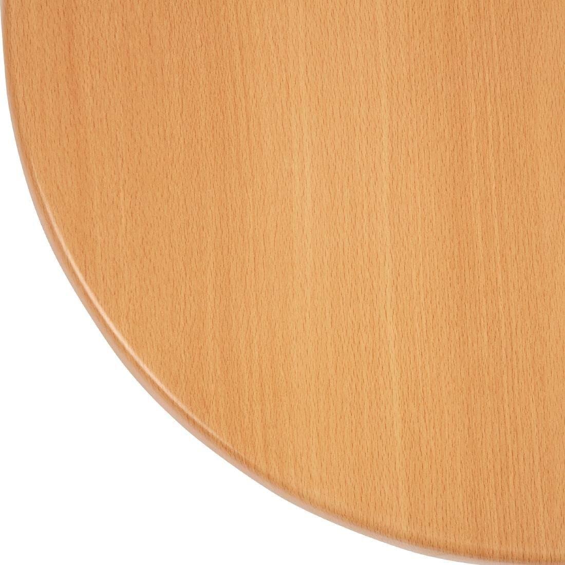 Bolero Tablero de Mesa Redondo, 60 cm, Haya