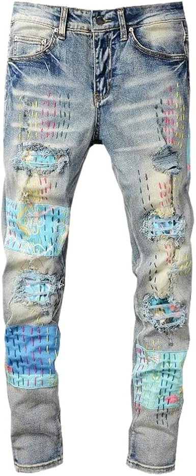 Cashew Flower Patch Pant Beggar Jean 