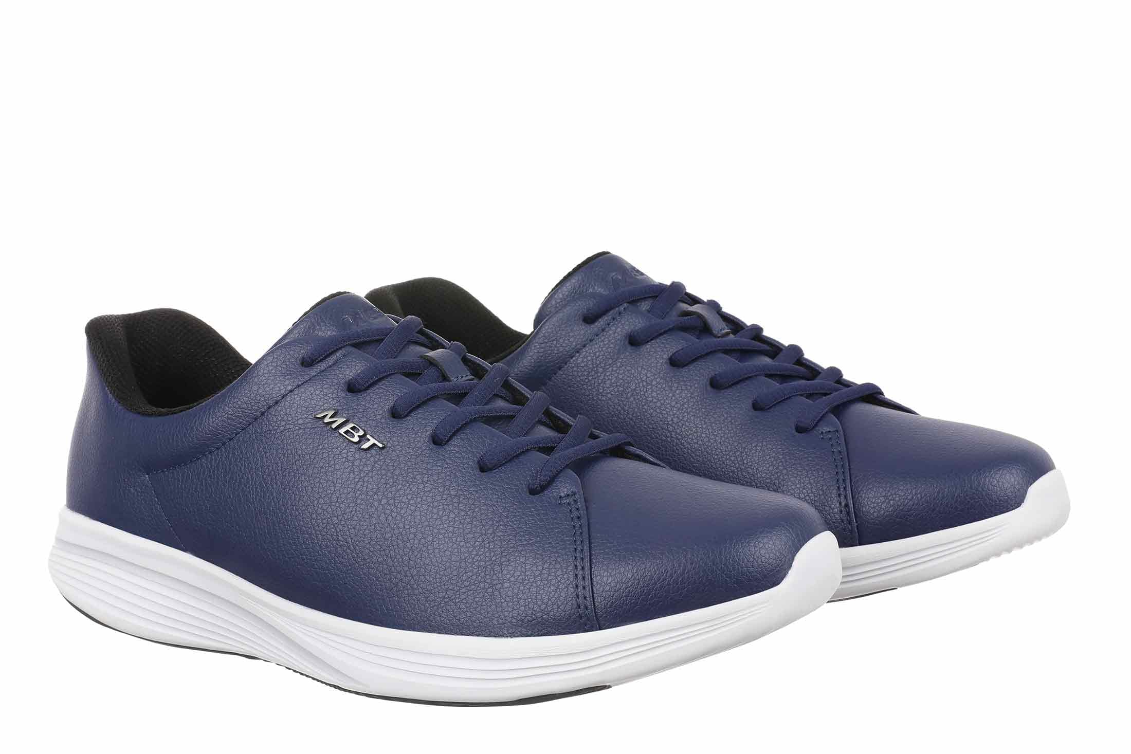 MBT SF-4000 Zapatillas de Hombre. Deportivas Caminar Anatómicas y Cómodas. Calzado Fisiológico de Confort y Estabilidad con Suela Balancín. Diseño en Cuero Sintético.