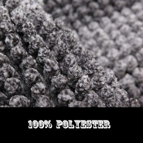 Miniatura 3 de COSY HOMEER Tapete de baño alfombrillas hechas 100 % de poliéster, muy suaves, antideslizantes absorbe el agua especiales para lavar a máquina