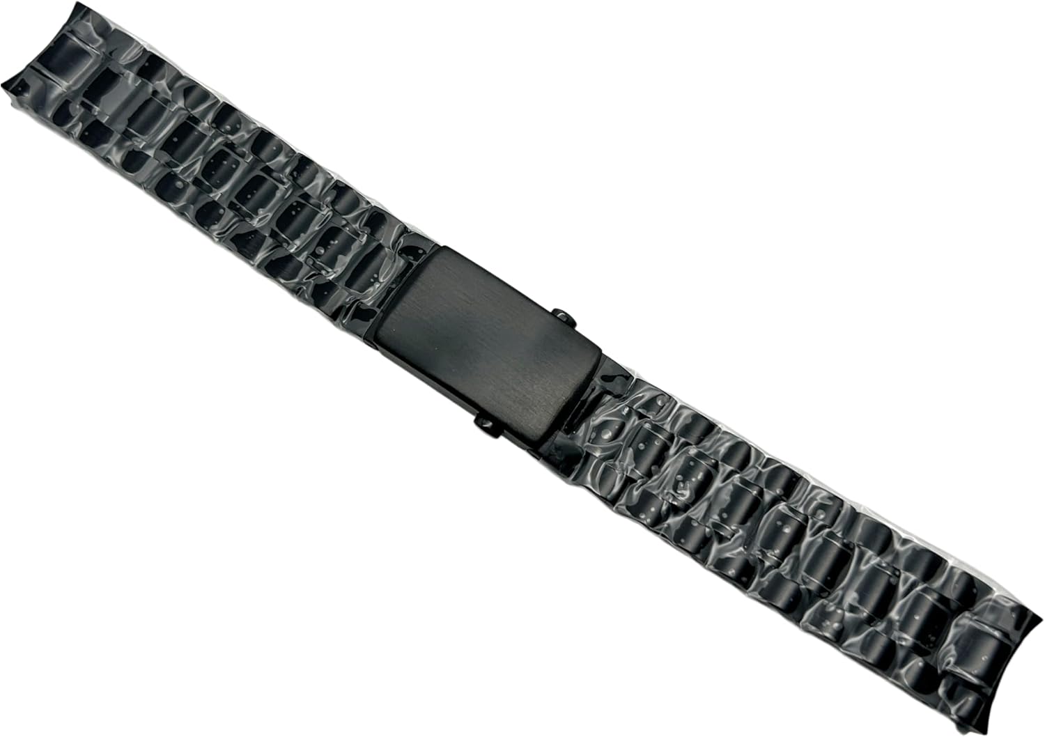 Black 39.7mm Chronograph Watch Case for VK63 Movement 20MM Strap