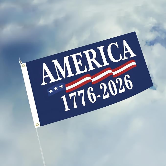 Bandera WENWELL 1776-2026 250 Aniversario 3x5 Pies Doble Cara miniatura 8
