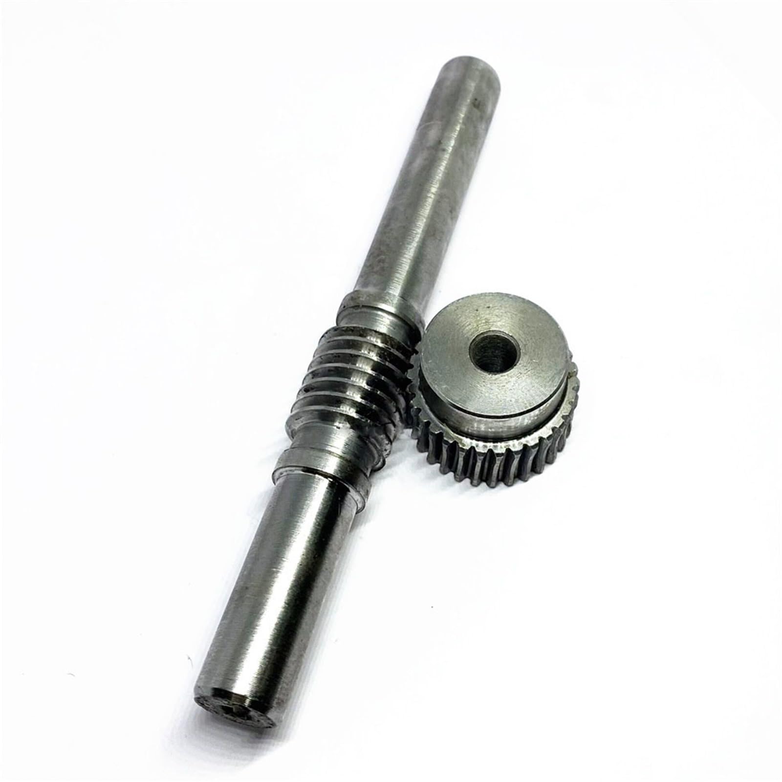 angolo di trasmissione 1 pz Precisione Riduttore a vite senza fine 1 Modulo 15 20 25 30 Denti Ingranaggi in acciaio Set di ingranaggi a vite senza fine 6mm 8mm Turbina a vite senza fine albero motore