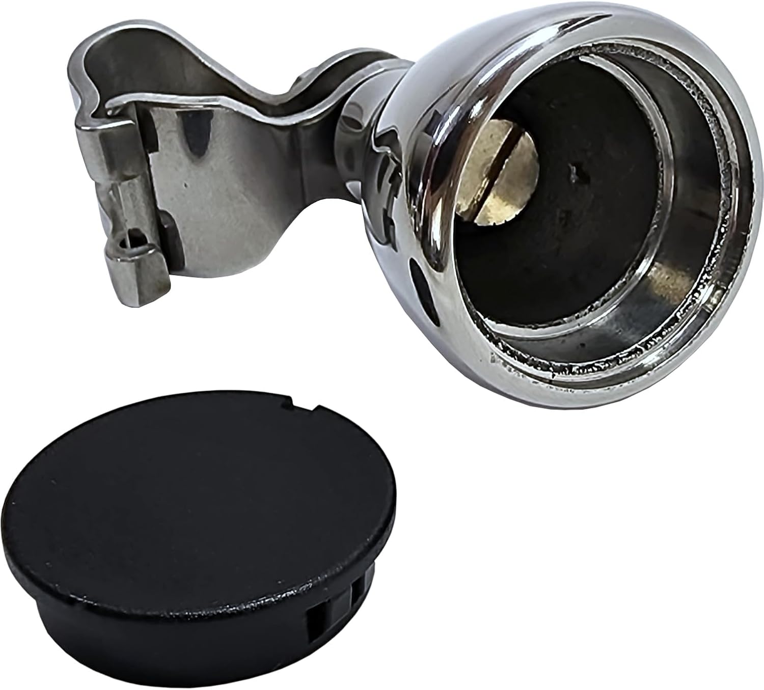 Salty Reef - Steering Wheel Suicide Knob - Universal AISI 316 Marine Grade Stainless Steel, Fits Steering wheels up to 3/4" (All 3 models), NOT ANY SIZE LARGER. (Medium)