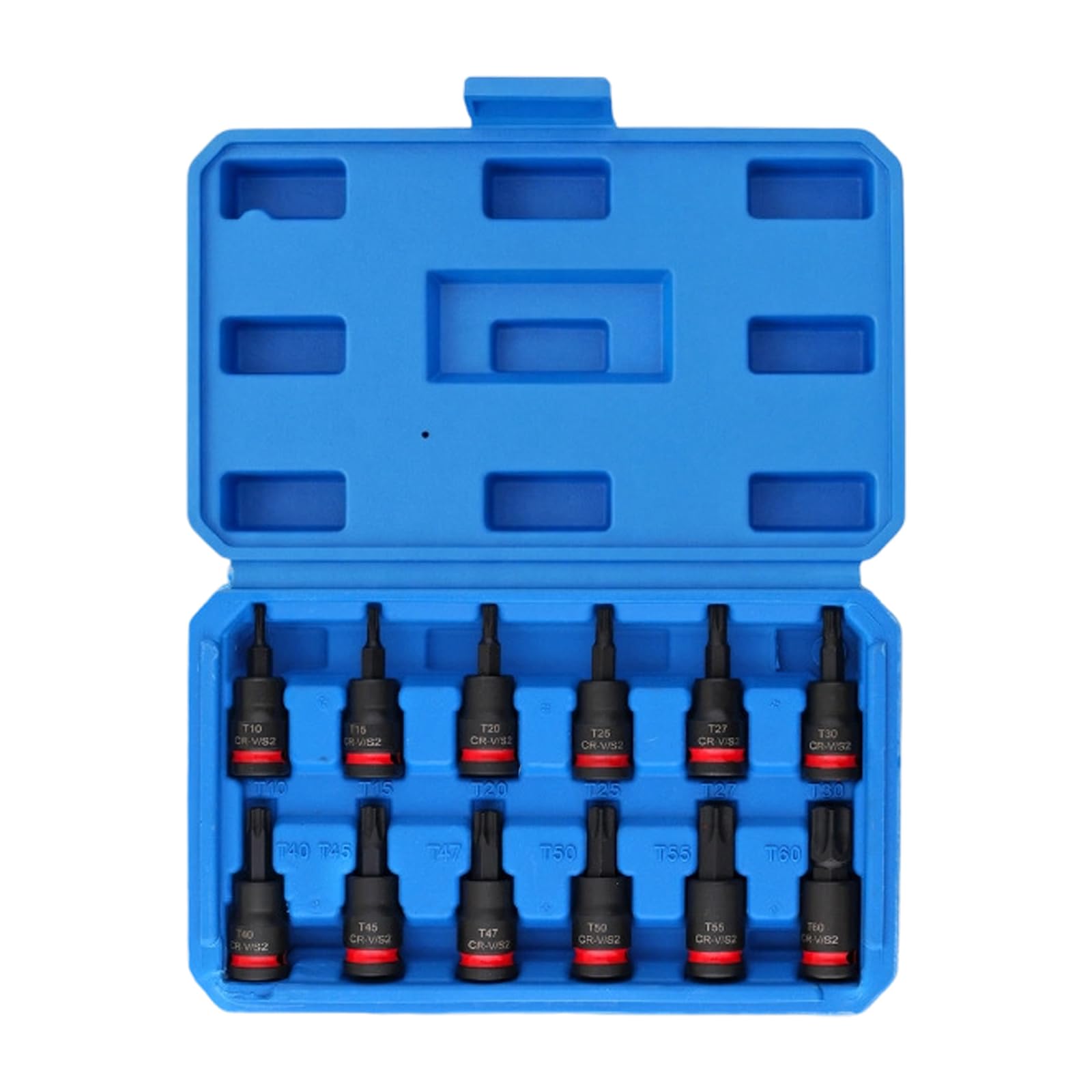 Zxfdsfdbnm Plum Blossom St Yle 12Pcs 3 / 8Inch Hexagonal Bit Socket Set High Hardness Alloy Steel For Mechanical Repair And Industrial Maintenance Auto Maintenance Tool