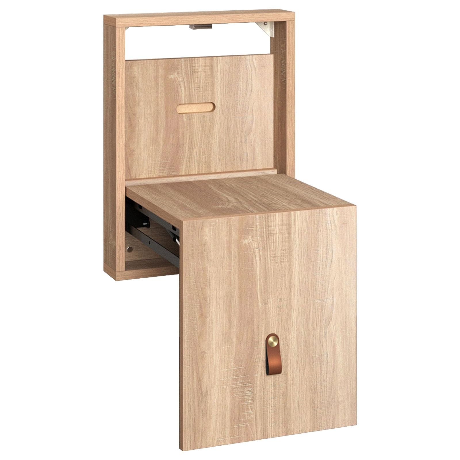 Taburete cambiador de zapatos de pared para un recibidor moderno y práctico