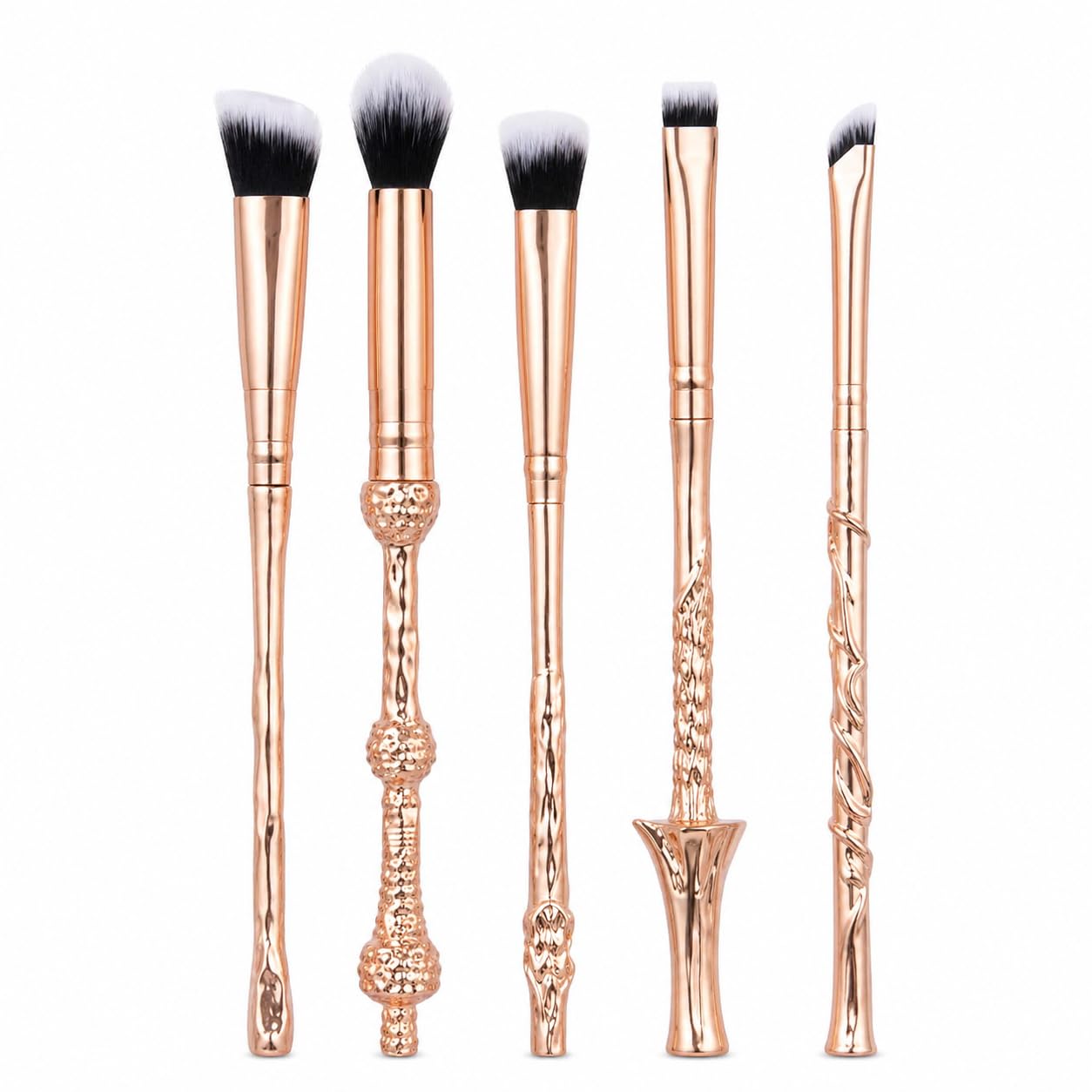 MINISO Harry Potter Collection Magic Wand Makeup Brushes (5 pcs) – Soft Bristle Cosmetic Brush Set, Professional Beauty Tools for Makeup Application-picture-10