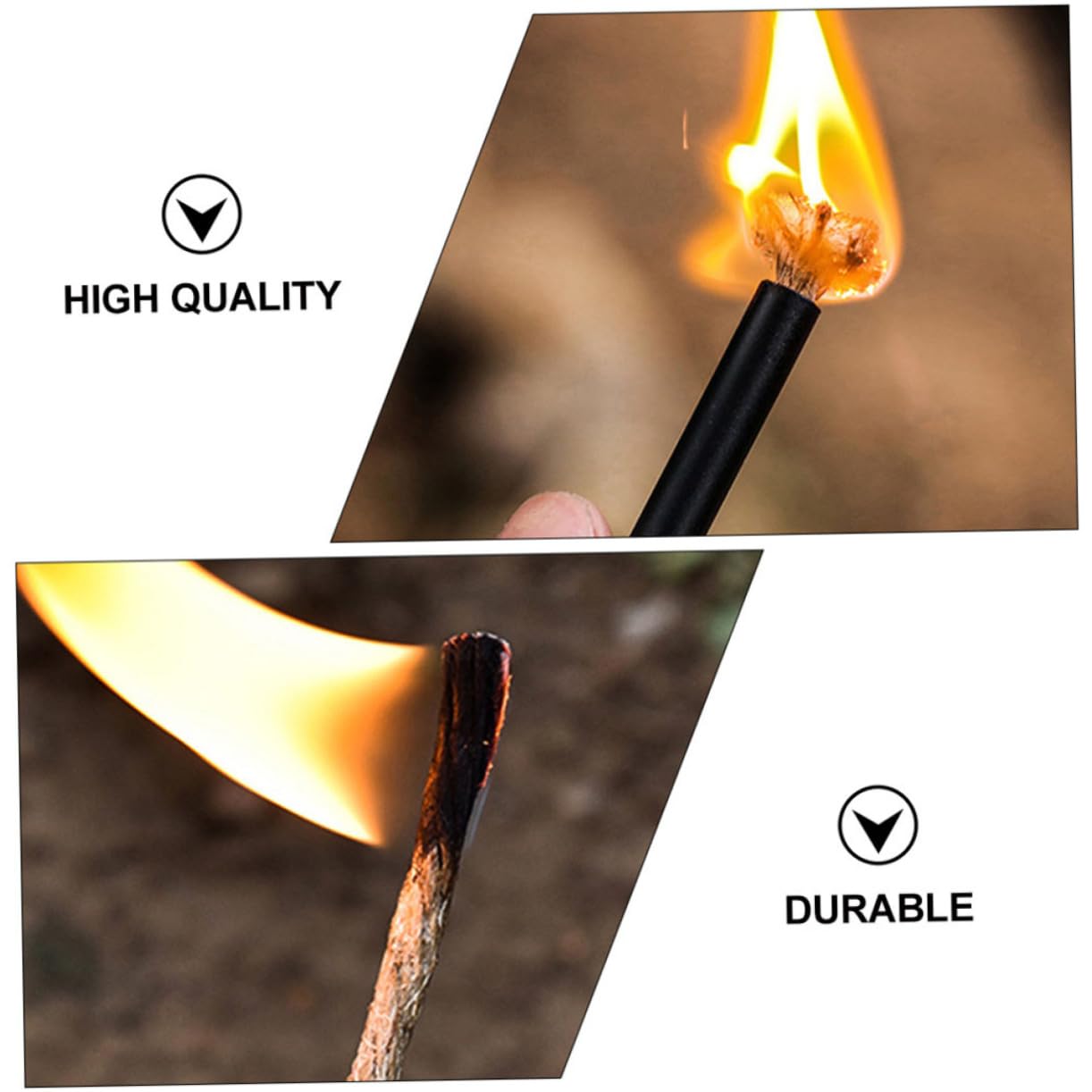 BESTonZON 5 Sätze Bienenwachs Seildocht Für Camping Feueranzünder Feuerstein Feueranzünder Feueranzünder Für Das Im Freien Camping Werkzeug Feueranzünder Outdoor 3 Stück * 5