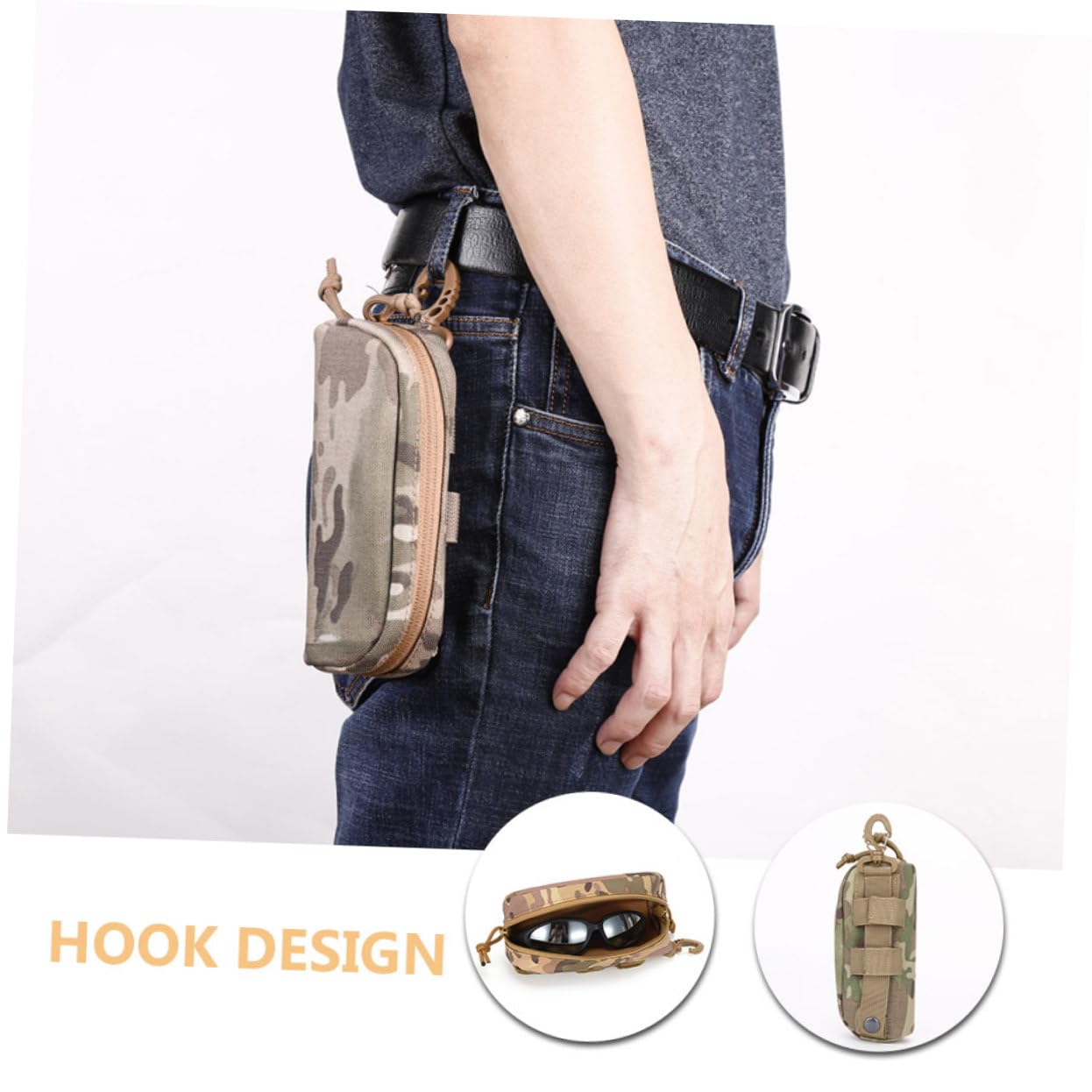 GALPADA Custodia Protettiva Per Occhiali Protezione Per Occhiali Borsa Per Occhiali Portatile Astuccio Per Occhiali Da Sole Organizer Per Occhiali Da Sole Tessuto Oxford