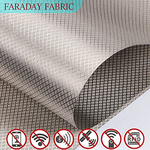 Amerthing DIAMOND108 Faraday Fabric For Copper Nickel Rfid Fabric 1 Meter thumb #2