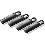 Zipper Pull Tab Replacement Metal Zipper Handle Mend Fixer Easy Use Backpack Zippers Extender Handle Mend Fixer Repair for Suitcase (Black)