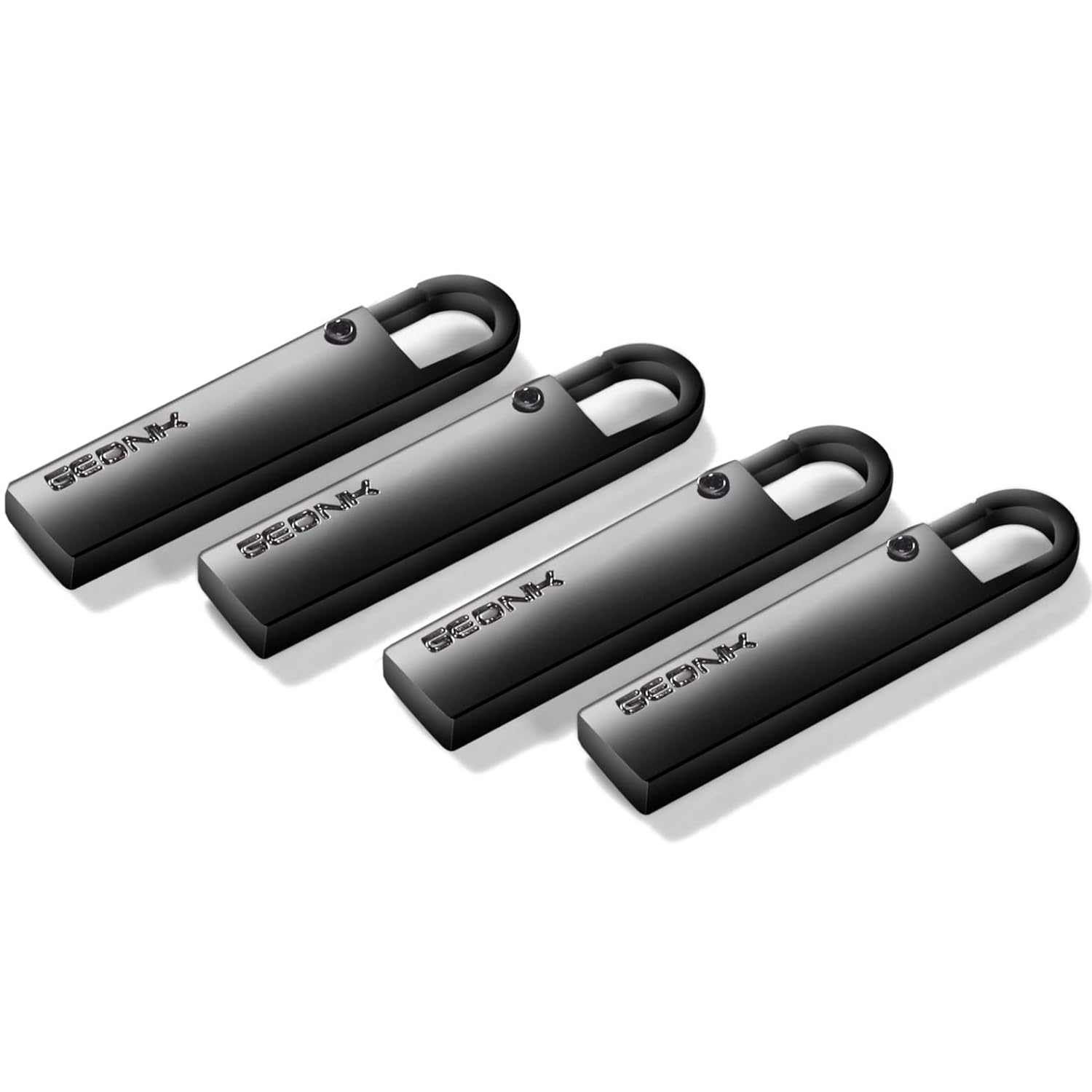 Tirador de cremallera de repuesto de metal con asa de cremallera, fijador de reparación fácil de usar, mochila, cremalleras, mango extensor, reparación para maleta (negro)