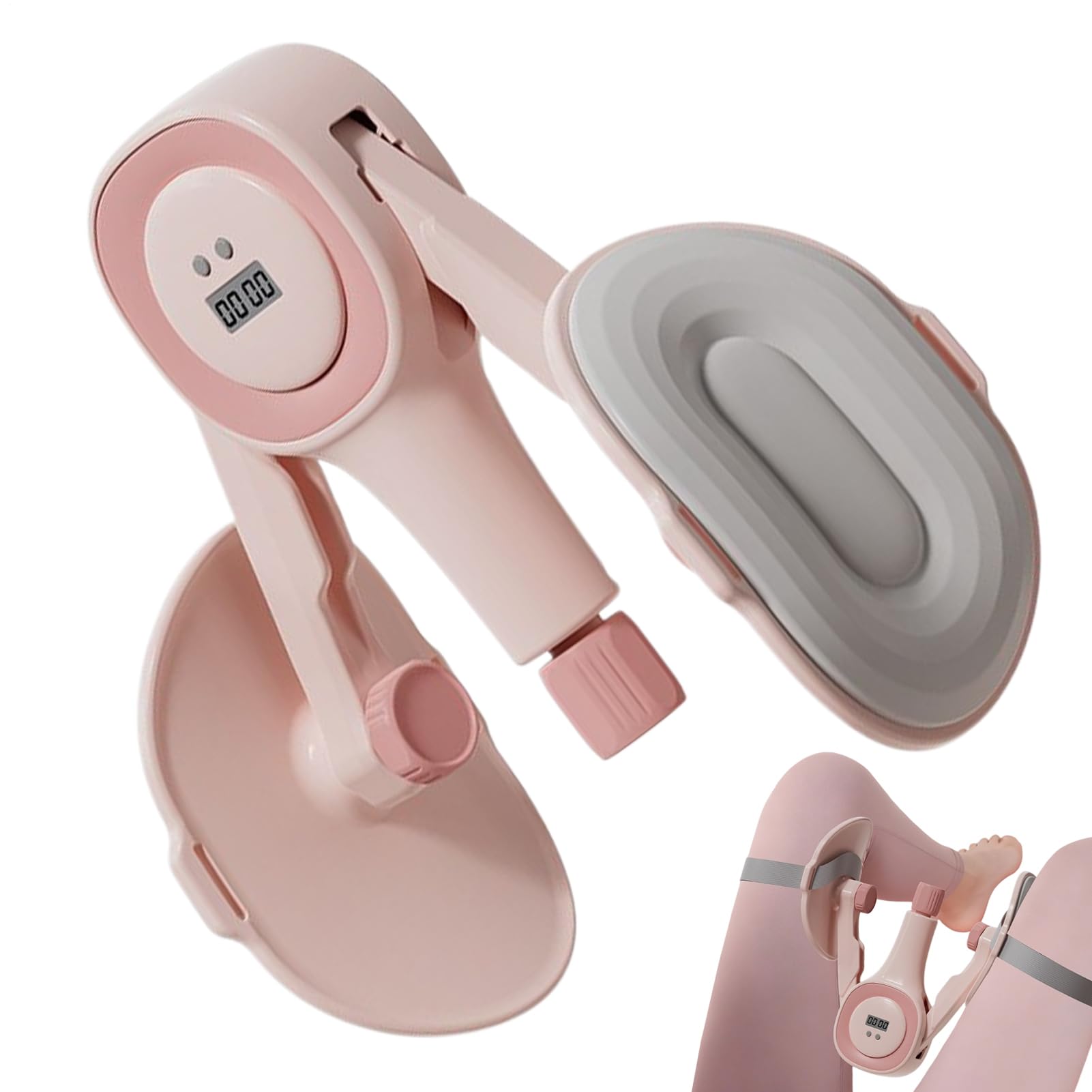 Entrenador de Suelo Pélvico | Pantalla Inteligente con Contador para Equipo de Fitness - Máquina Para Músculos Pélvicos Y De Piernas | Para Fortalecer Y Moldear Caderas En Mujeres, Hombres Y Postparto