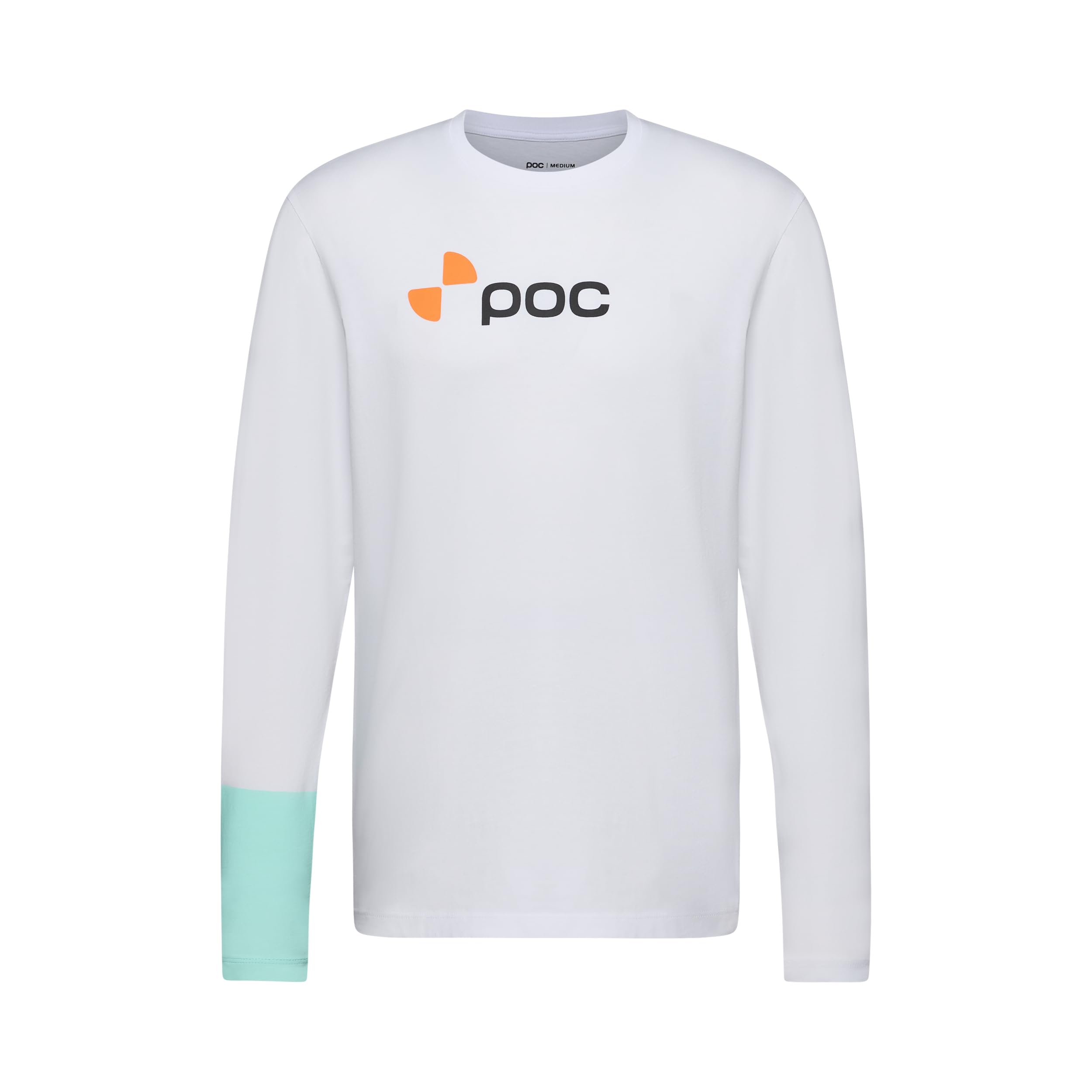 POC L/S Tee Herren – langärmliges T-Shirt aus 100% Bio-Baumwolle mit Relaxed Fit & POC Logo