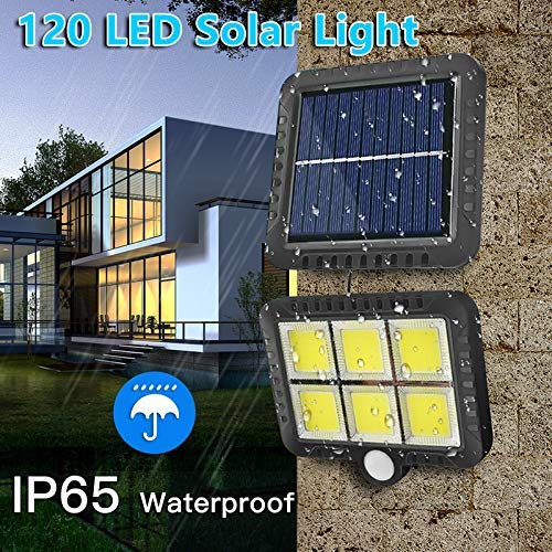 Lampy solarne Lampa słoneczna Czujnik ruchu Zasilana energią słoneczną lampa ogrodowa Wodoodporne oświetlenie zewnętrzne IP65 Dekoracyjna kinkiet Światło z czujnikiem podczerwieni