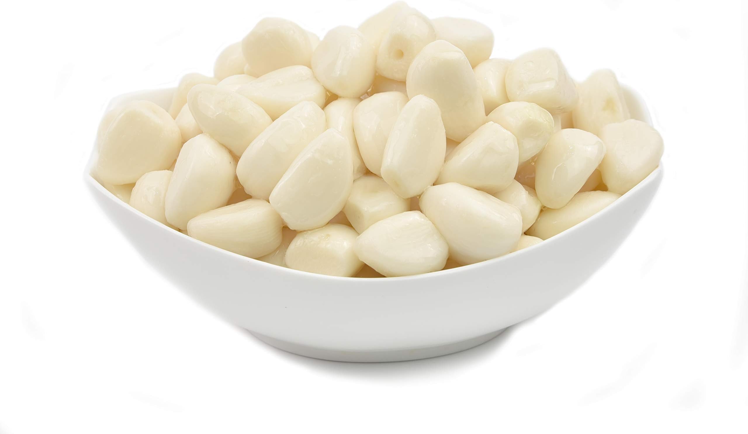 Pickled Garlic - Sweet Garlic Cloves in Brine - Salad - NO Garlic Breath! - 2 x 640g -