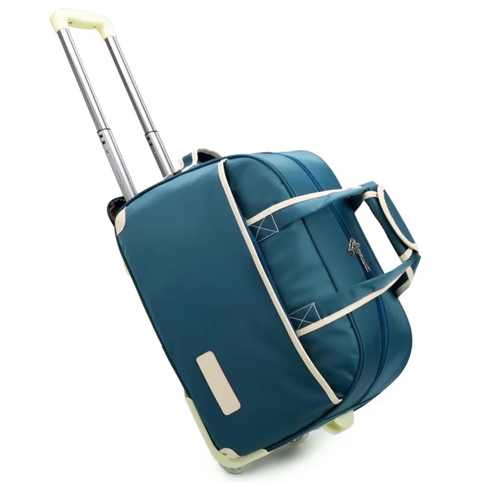 Borsone Con Ruote Valigia da viaggio con ruote Borsa Trolley Borse pieghevoli impermeabili donna for uomo Per Deposito Bagagli(Orange)