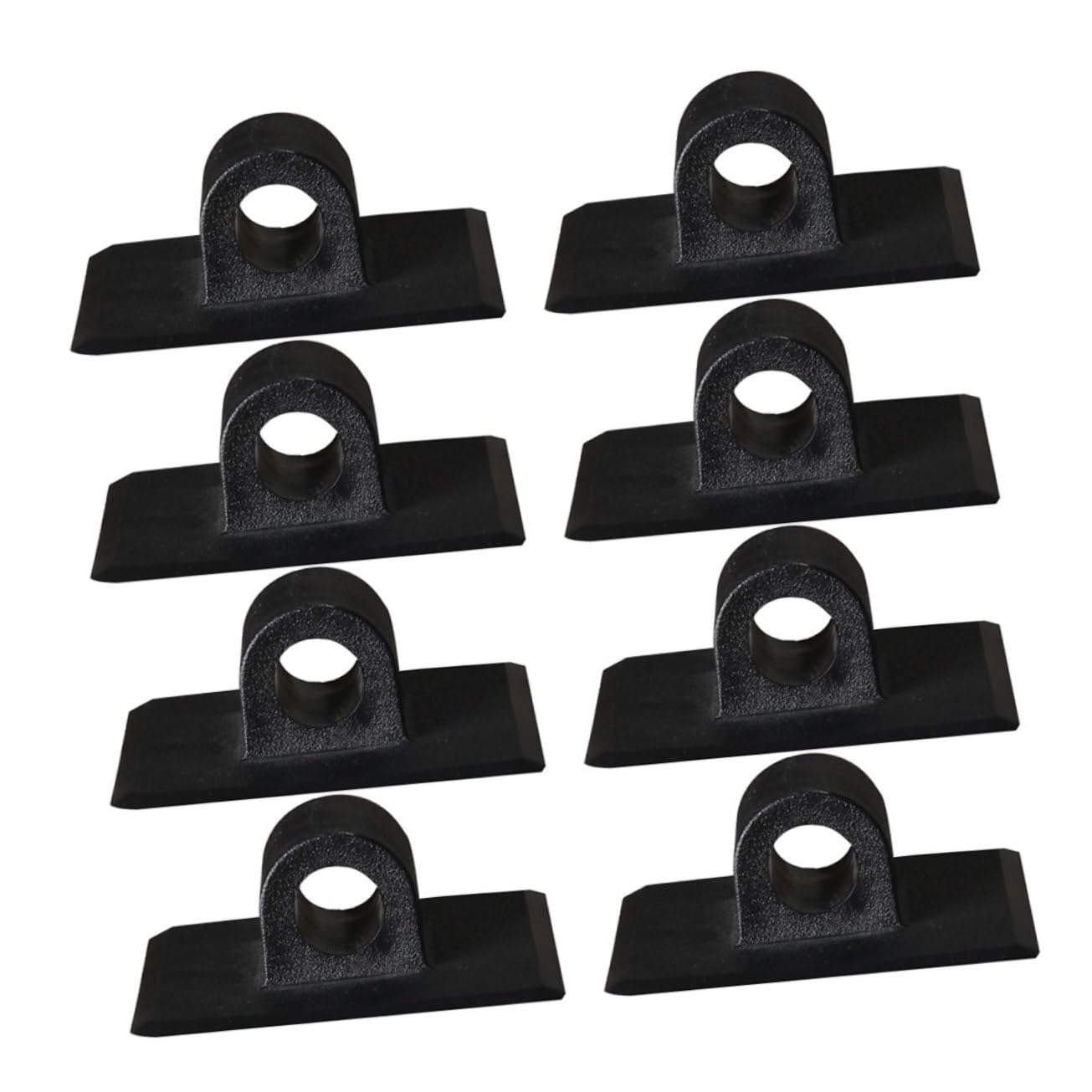 Toyvian 8 Pièces Support De Fixation Moteur Montage De Moteur De Canoë en Extérieur Kit De Montage Moteur pour Bateau Support Moteur De Canot Unique Support De Moteur en Canoë Black