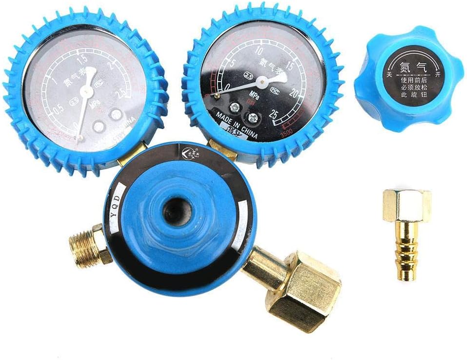 Zerone Industrial Nitrogen Pressure Gauge Welding Regulator Gauge