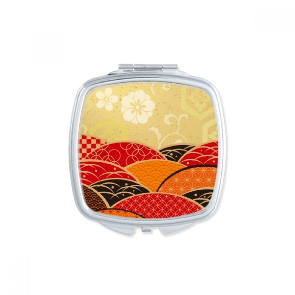 Miroir de poche pliable petit miroir main pour sac à maquillage compact