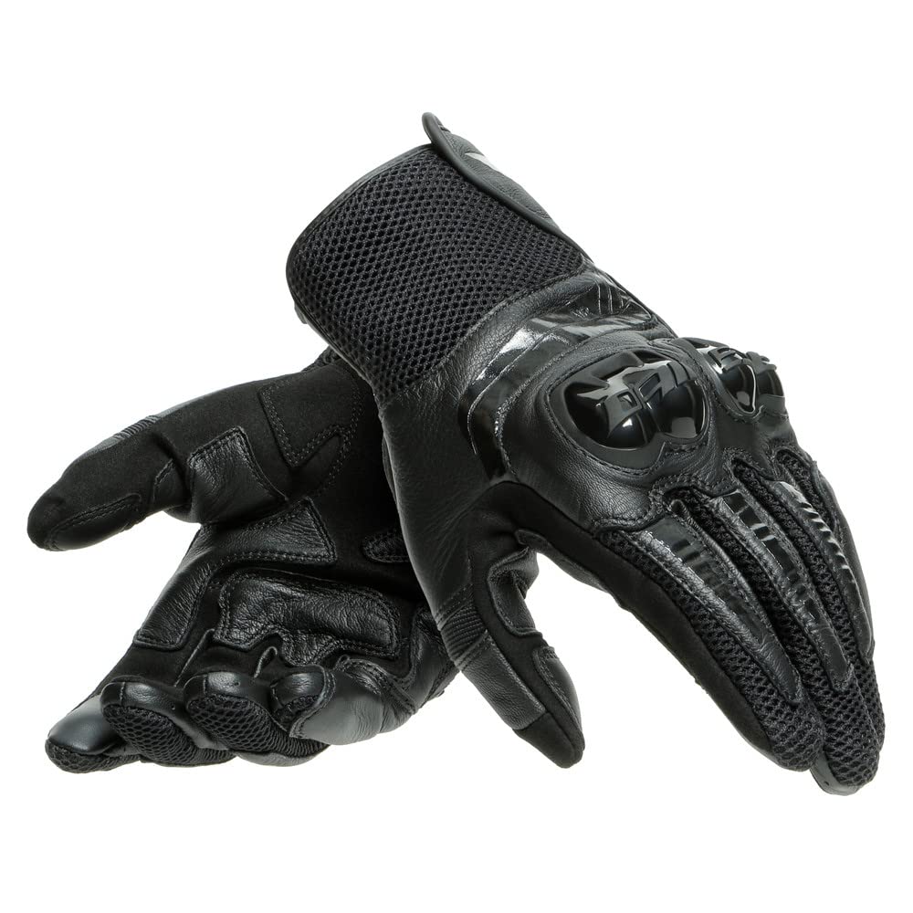 DAINESE - Mig 3 Unisex Leather Gloves, Guanti Moto Pelle, Nero, XS