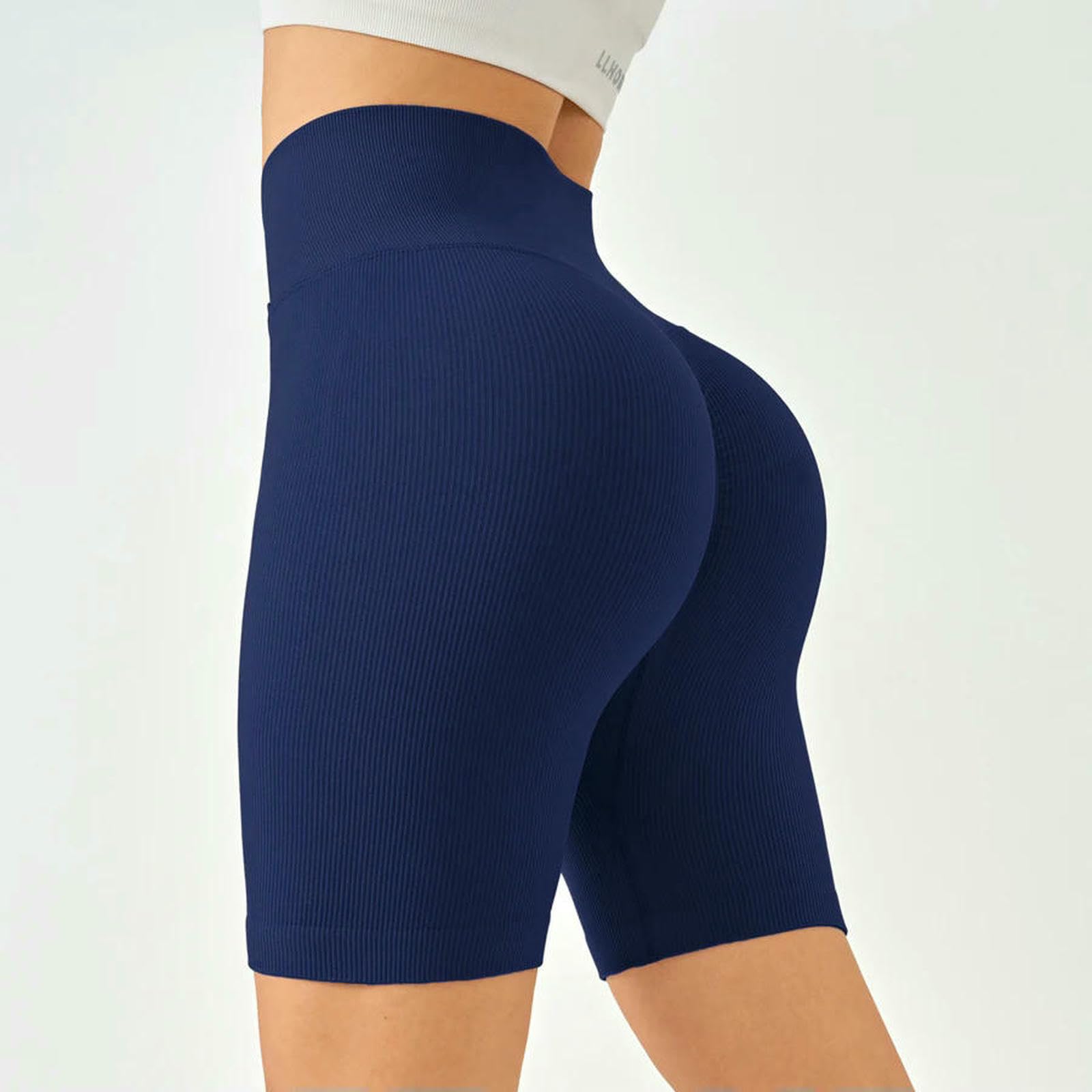 Pantaloncini da motociclista Estivi Vita Alta Donna Palestra Alla Moda Running Fitness Pantaloni Donna Yoga Sport Leggings Pantaloncini