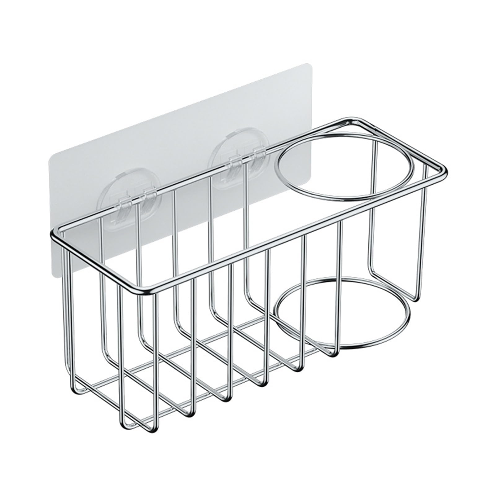 Stainless Steel Sink Storage Basket Rust-proof Kitchen Sink Organizer Stainless Steel Sponge Holder Kitchen Sink Caddy Organizer Rust-proof