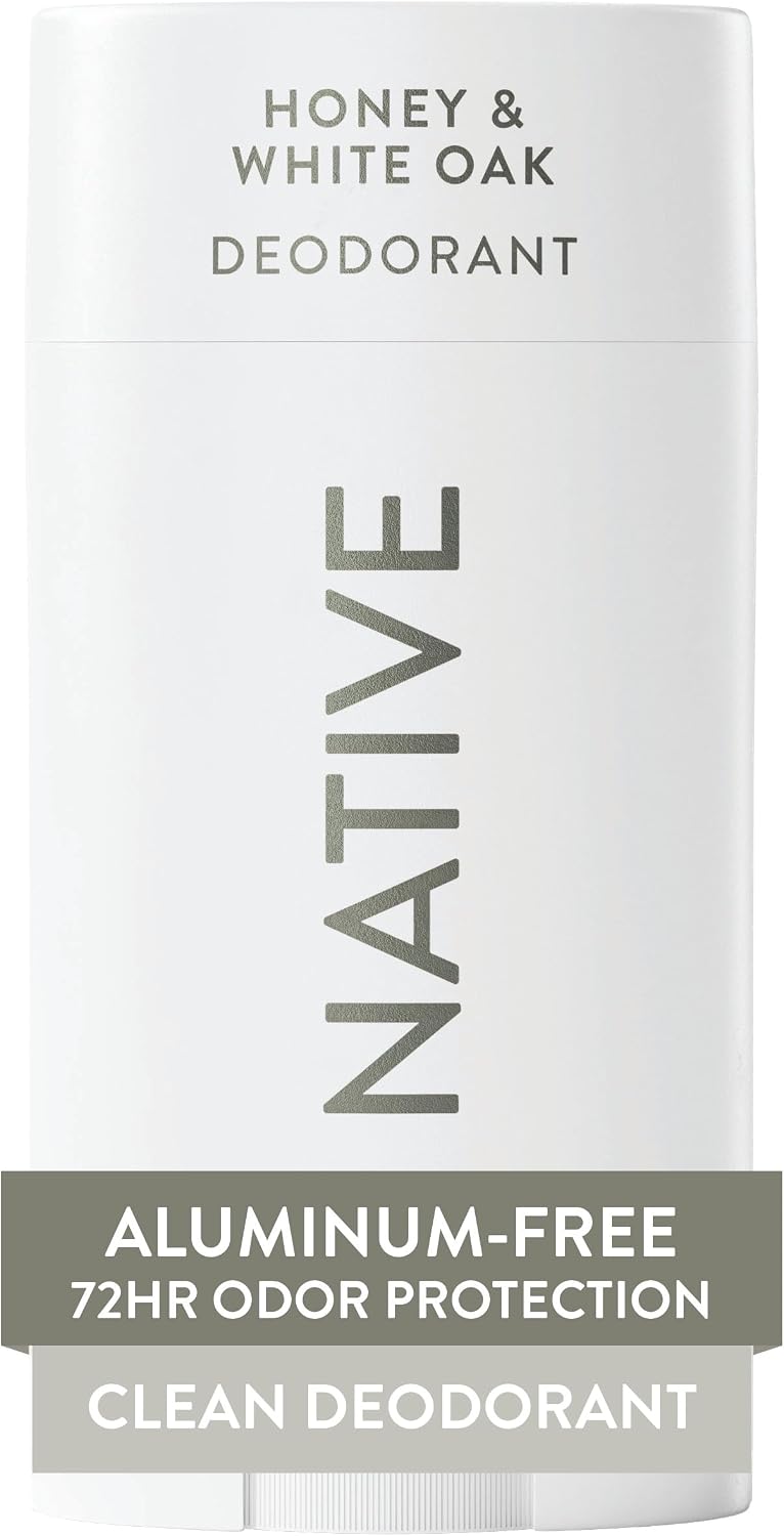 Native Deodorant | Natural Deodorant for Women and Men, Aluminum Free with Baking Soda, Probiotics, Coconut Oil and Shea Butter | Honey & White Oak