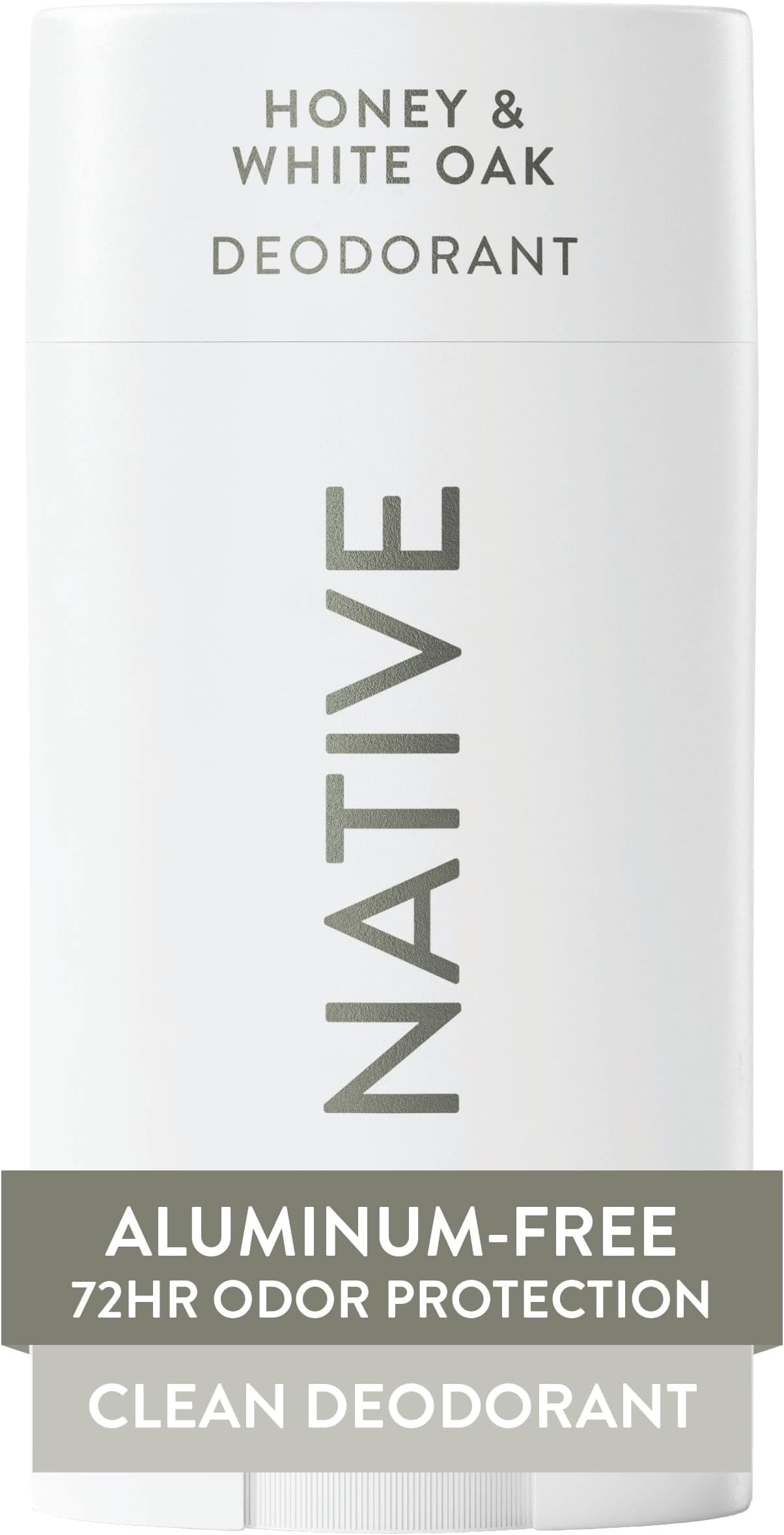 Native Deodorant Contains Naturally Derived Ingredients, 72 Hour Odor Control, Deodorant for Women and Men, Aluminum Free, Honey & White Oak 2.65oz