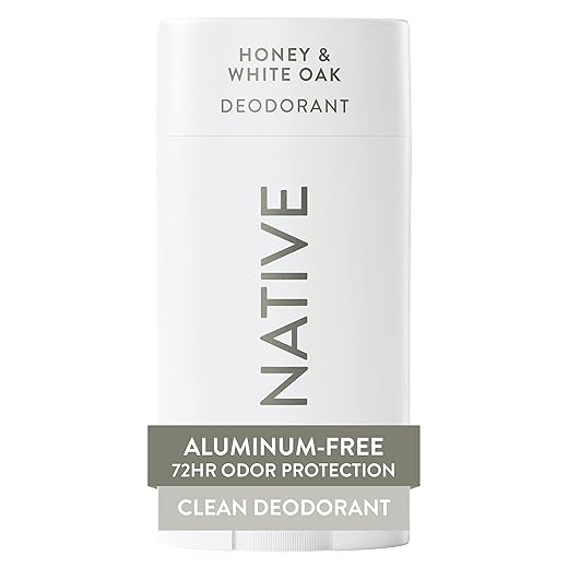 Native Deodorant | Natural Deodorant for Women and Men, Aluminum Free with Baking Soda, Probiotics, Coconut Oil and Shea Butter | Honey & White Oak
