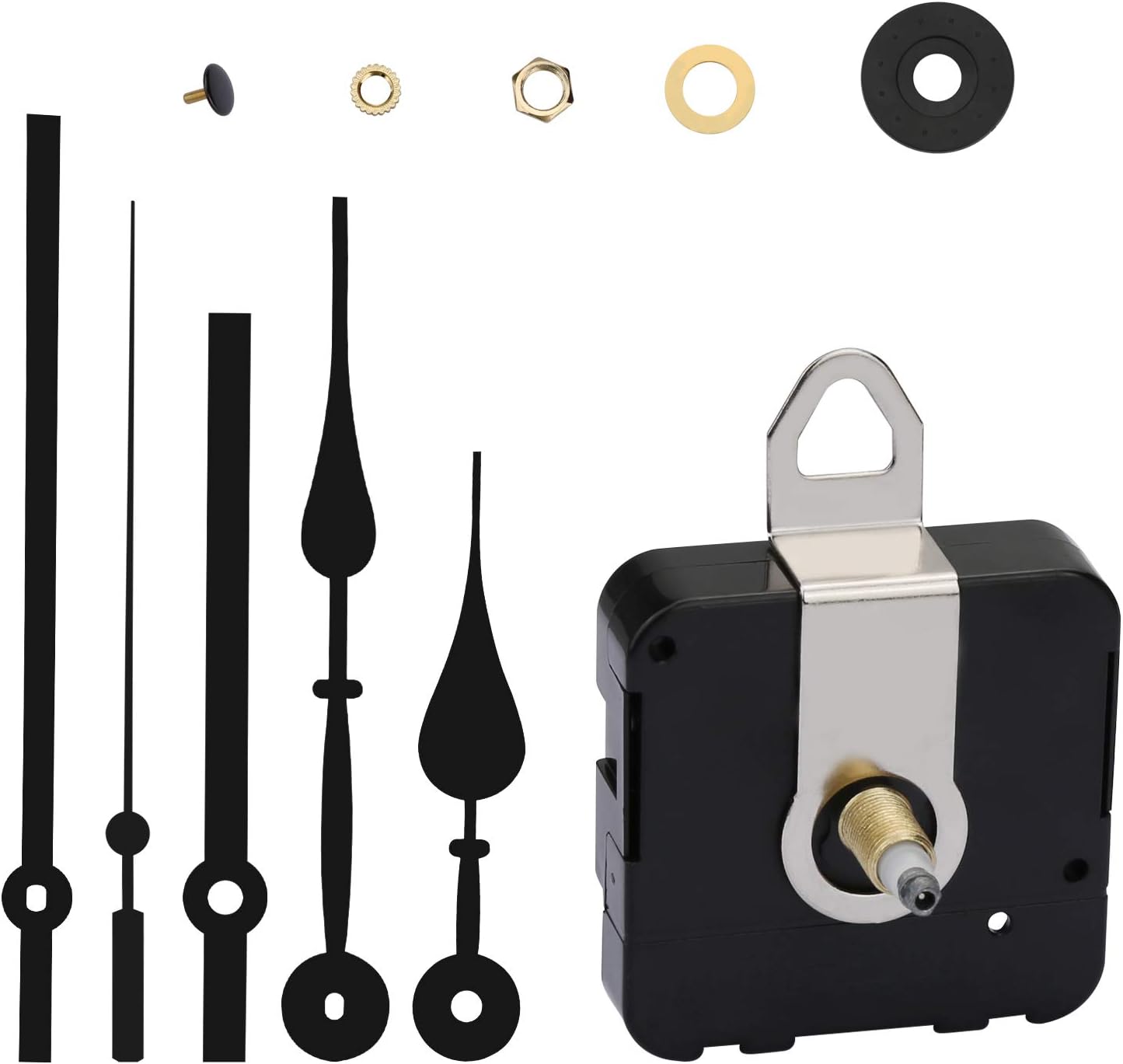 Quartz Clock Mechanisms Battery Powered Replacement Kit, Wall Hang