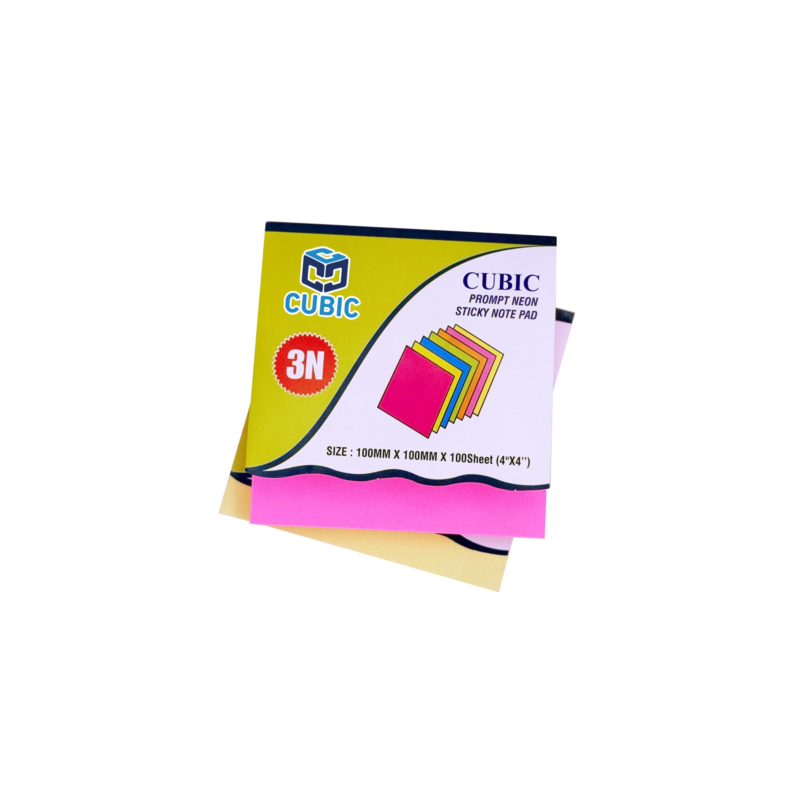 Cubic Multicolour Sticky Notes – 400 Sheets | 5 Bright Colours (80 Sheets Each) | Self-Adhesive, Removable & Residue-Free Memo Pads | Ideal for Notes, Reminders, Planning, Study & Office Use — Amazon image 20